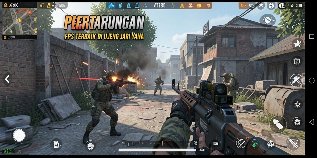 Tampilan gameplay AT866 yang penuh aksi dan ketegangan.
