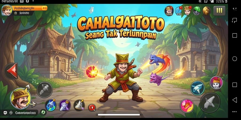 Tangkapan layar CAHAYATOTO menampilkan visual gameplay yang menakjubkan.