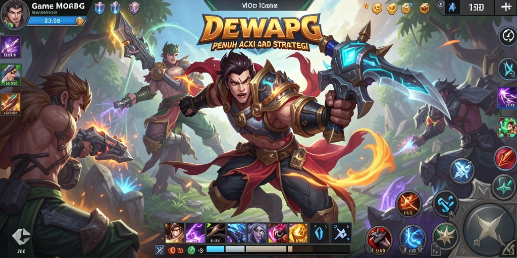 Tangkapan layar dari pertempuran seru dalam DEWAPG.
