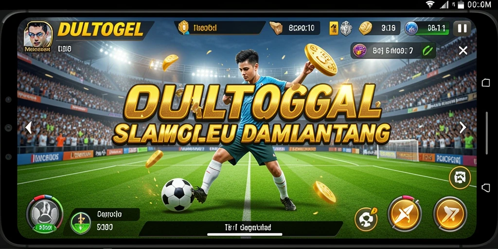 Screenshot gameplay DULTOGEL menampilkan pengalaman bermain olahraga yang mendebarkan.