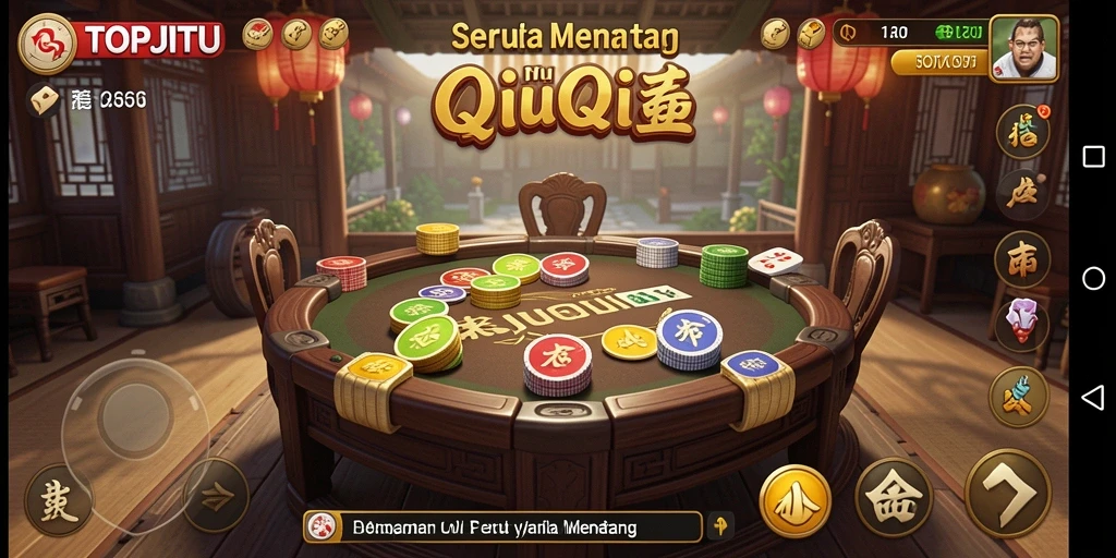 Tampilan gameplay menonton saat pemain bersaing di TOPJITU.