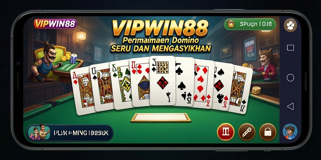 Screenshot gameplay <strong>VIPWIN88</strong> yang menarik dengan variasi mode Domino.