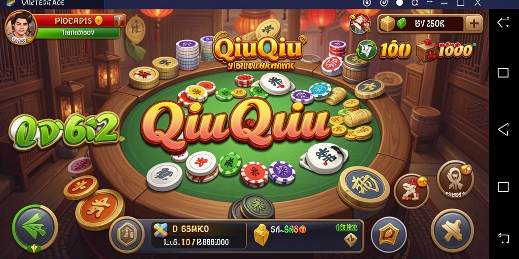 Gameplay QiuQiu yang seru dan penuh strategi.